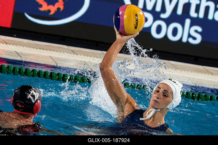 Budapest 2022 FINA World Championships: Water Polo - Day 7. Hungary- Canada-stock-foto