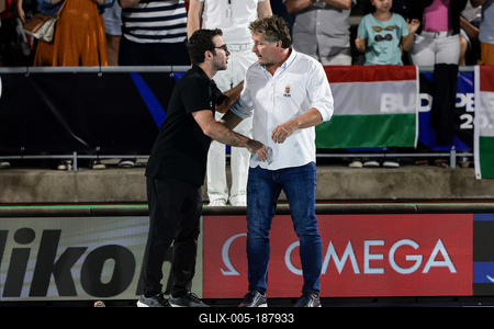 Budapest 2022 FINA World Championships: Water Polo - Day 7. Hungary- Canada-stock-foto