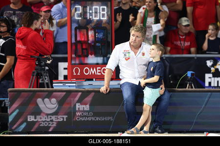 Budapest 2022 FINA World Championships: Water Polo - Day 13.-stock-foto