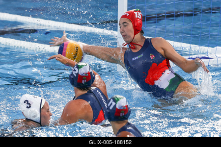 Budapest 2022 FINA World Championships: Water Polo - Day 13.-stock-foto