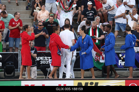 Budapest 2022 FINA World Championships: Water Polo - Day 13.-stock-foto