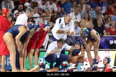 Budapest 2022 FINA World Championships: Water Polo - Day 13.-stock-foto