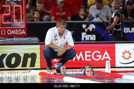 Budapest 2022 FINA World Championships: Water Polo - Day 13.-stock-foto