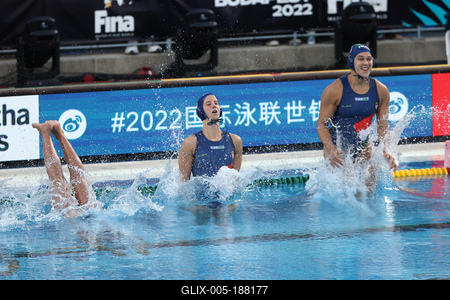 Budapest 2022 FINA World Championships: Water Polo - Day 13.-stock-foto