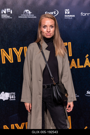 Nyugati nyaralás című magyar vígjáték díszbemutatója.-stock-foto