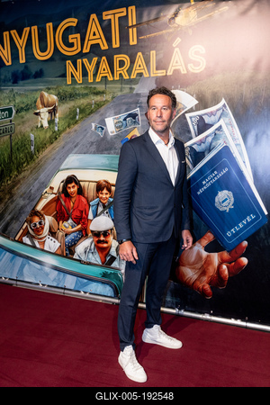 Nyugati nyaralás című magyar vígjáték díszbemutatója.-stock-foto