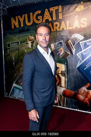 Nyugati nyaralás című magyar vígjáték díszbemutatója.-stock-foto