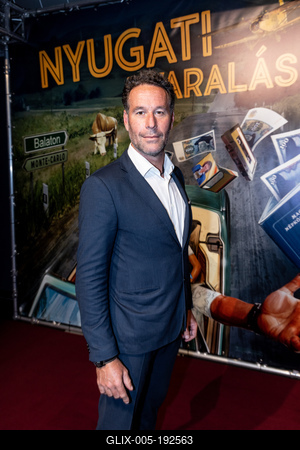 Nyugati nyaralás című magyar vígjáték díszbemutatója.-stock-foto