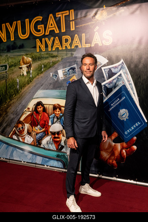 Nyugati nyaralás című magyar vígjáték díszbemutatója.-stock-foto