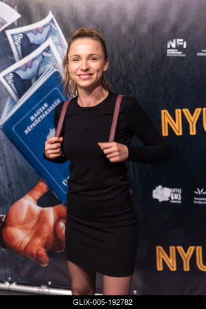 Nyugati nyaralás című magyar vígjáték díszbemutatója.-stock-foto