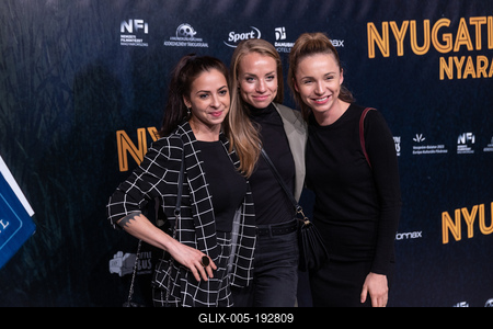 Nyugati nyaralás című magyar vígjáték díszbemutatója.-stock-foto