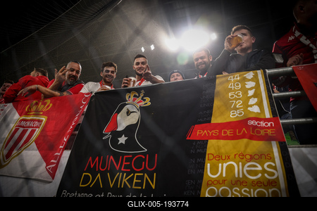 Ferencvaros TC - AS Monaco UEFA Europa League-stock-foto