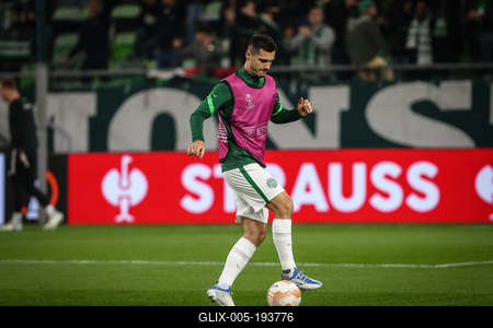 Ferencvaros TC - AS Monaco UEFA Europa League-stock-foto