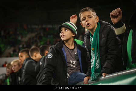 Ferencvaros TC - AS Monaco UEFA Europa League-stock-foto