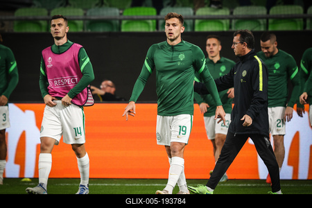 Ferencvaros TC - AS Monaco UEFA Europa League-stock-foto