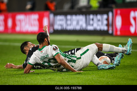 Ferencvaros TC - AS Monaco UEFA Europa League-stock-foto