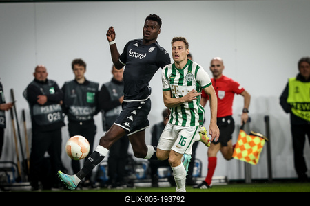 Ferencvaros TC - AS Monaco UEFA Europa League-stock-foto
