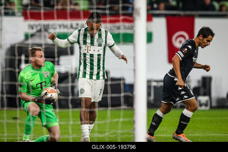 Ferencvaros TC - AS Monaco UEFA Europa League-stock-foto