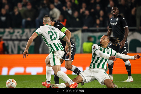 Ferencvaros TC - AS Monaco UEFA Europa League-stock-foto