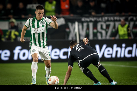 Ferencvaros TC - AS Monaco UEFA Europa League-stock-foto