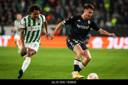 Ferencvaros TC - AS Monaco UEFA Europa League-stock-foto