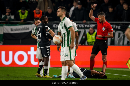 Ferencvaros TC - AS Monaco UEFA Europa League-stock-foto