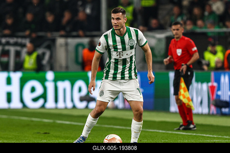 Ferencvaros TC - AS Monaco UEFA Europa League-stock-foto