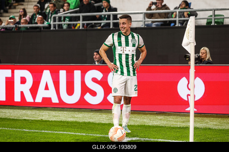 Ferencvaros TC - AS Monaco UEFA Europa League-stock-foto