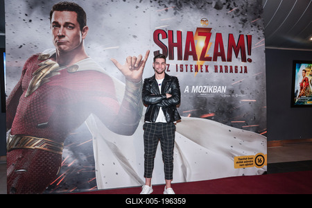 Shazam premier-stock-foto