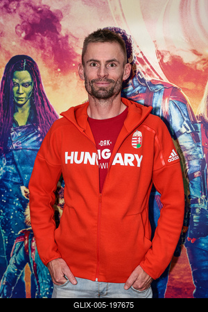 A galaxis őrzői: 3. részének vöröszőnyeges premier vetatése-stock-foto