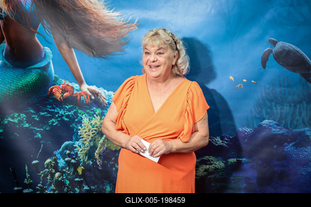 A kis Hableány című film premierje.-stock-foto