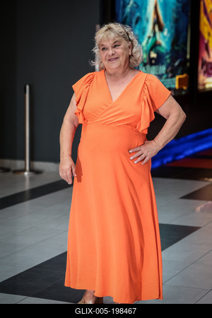 A kis Hableány című film premierje.-stock-foto