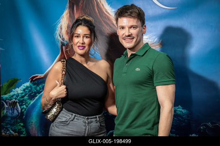 A kis Hableány című film premierje.-stock-foto