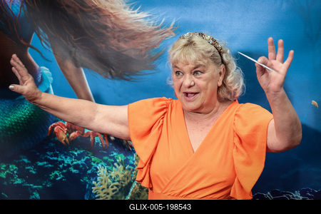 A kis Hableány című film premierje.-stock-foto