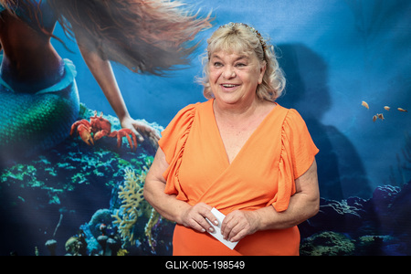 A kis Hableány című film premierje.-stock-foto