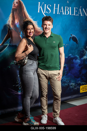 A kis Hableány című film premierje.-stock-foto