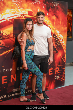 Oppenheimer film premier-stock-foto