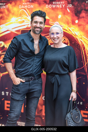 Oppenheimer film premier-stock-foto