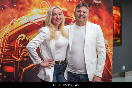 Oppenheimer film premier-stock-foto