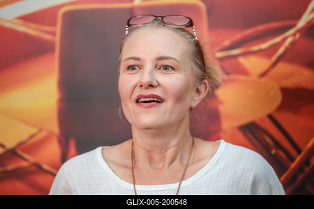 Oppenheimer film premier-stock-foto