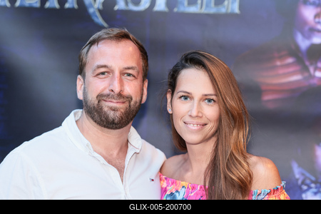 Kísértetkastély - film premier-stock-foto