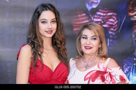 Kísértetkastély - film premier-stock-foto