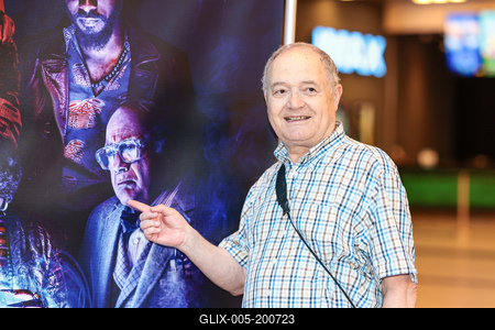 Kísértetkastély - film premier-stock-foto