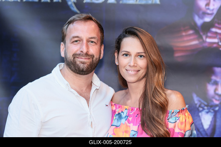 Kísértetkastély - film premier-stock-foto