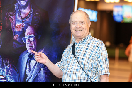 Kísértetkastély - film premier-stock-foto