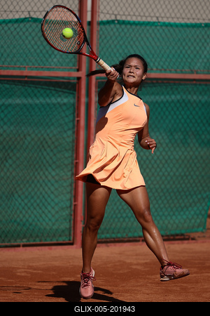 Women's tennis national championship final. (HU) Női tenis oszágos bajnokásg döntője.-stock-foto