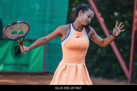 Women's tennis national championship final. (HU) Női tenis oszágos bajnokásg döntője.-stock-foto