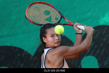 Women's tennis national championship final. (HU) Női tenis oszágos bajnokásg döntője.-stock-foto