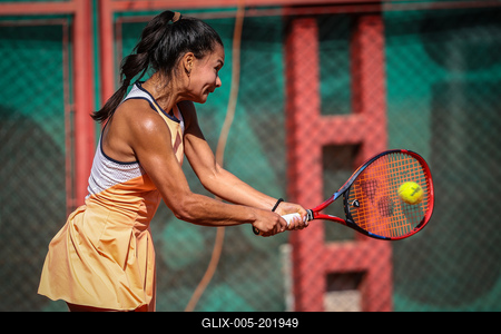 Women's tennis national championship final. (HU) Női tenis oszágos bajnokásg döntője.-stock-foto