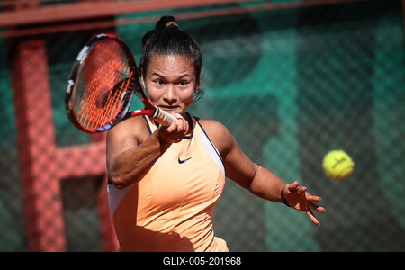 Women's tennis national championship final. (HU) Női tenis oszágos bajnokásg döntője.-stock-foto